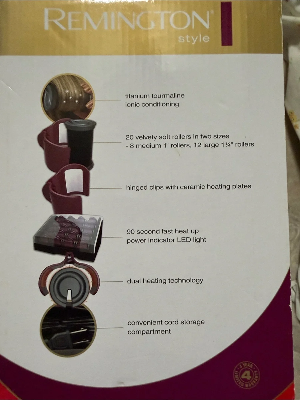 Remington heated clip rollers